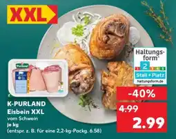 Kaufland K-PURLAND Eisbein XXL Angebot