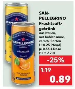 Kaufland San Pellegrino Fruchtsaftgetränk Angebot