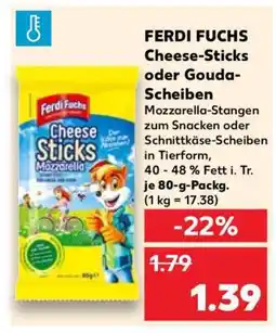 Kaufland FERDI FUCHS Cheese-Sticks oder Gouda- Scheiben Angebot