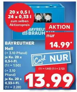Kaufland Bayreuther Hell Angebot