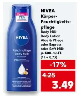 Kaufland NIVEA Körper-Feuchtigkeitspflege Angebot