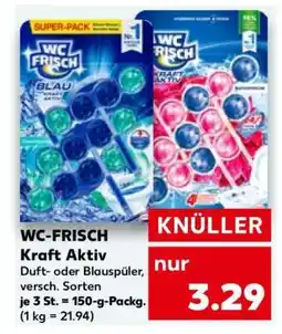 Kaufland WC FRISCH Kraft aktiv Angebot