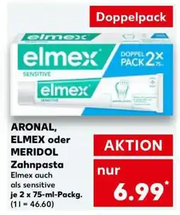 Kaufland ARONAL ELMEX oder MERIDOL Zahnpasta Angebot