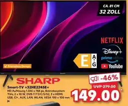 Kaufland Smart-TV 32HE2245E Angebot