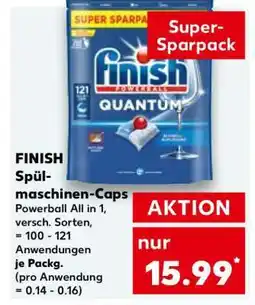 Kaufland FINISH Spülmaschinen-Caps Angebot