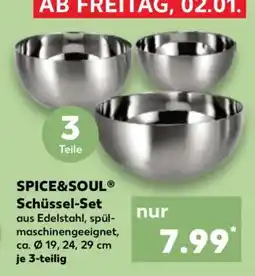 Kaufland SPICE&SOUL Schüssel-Set Angebot