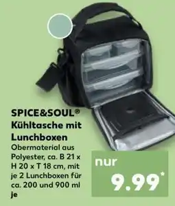 Kaufland SPICE&SOUL Kühltasche mit Lunchboxen Angebot