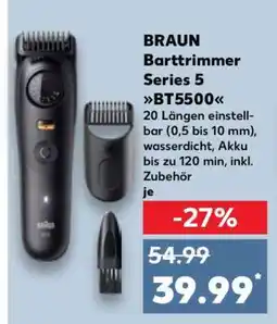 Kaufland BRAUN Barttrimmer Series 5 BT5500 Angebot