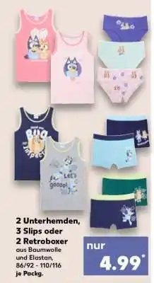 Kaufland 2 Unterhemden, 3 Slips oder 2 Retroboxer Angebot