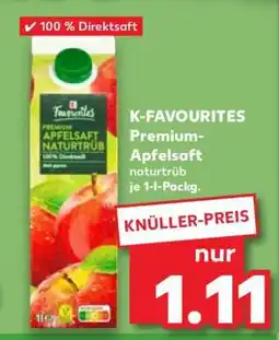 Kaufland K-FAVOURITES Premium-Apfelsaft naturtrüb Angebot