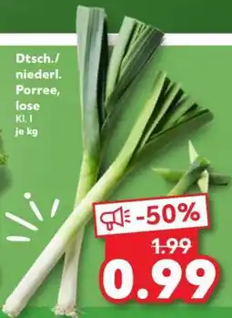 Kaufland Dtsch./niederl. Porree, lose Angebot