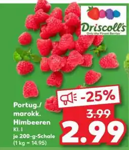 Kaufland Portug./marokk. Himbeeren Kl. I Angebot