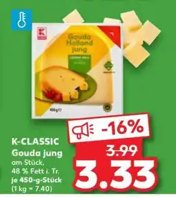Kaufland K-CLASSIC Gouda jung Angebot