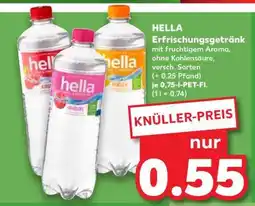 Kaufland HELLA Erfrischungsgetränk Angebot