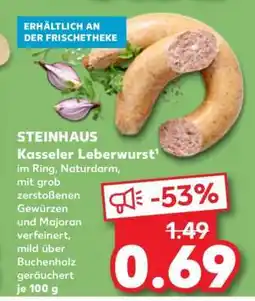 Kaufland STEINHAUS Kasseler Leberwurst Angebot