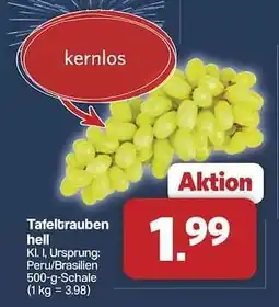 Famila Nord Ost Tafeltrauben hell Angebot