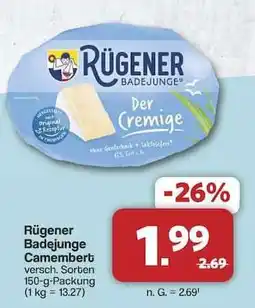 Famila Nord Ost Rügener Badejunge Camembert Angebot