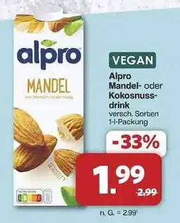 Famila Nord Ost Alpro Mandel- oder Kokosnussdrink Angebot