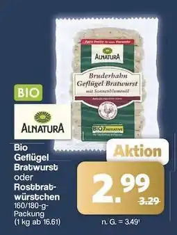 Famila Nord Ost Bio Geflügel Bratwurst oder Rostbratwürstchen Angebot
