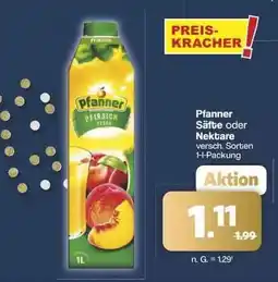Famila Nord Ost Pfanner Säfte oder Nektare Angebot