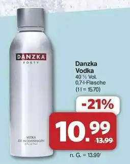 Famila Nord Ost DANZKA Vodka Angebot