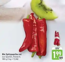 Edeka Bio Spitzpaprika rot Angebot