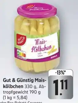 Edeka Gut & Günstig Maiskölbchen Angebot