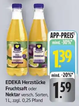 Edeka EDEKA Herzstücke Fruchtsaft oder Nektar Angebot