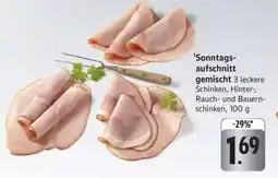 Edeka Sonntagsaufschnitt gemischt Angebot