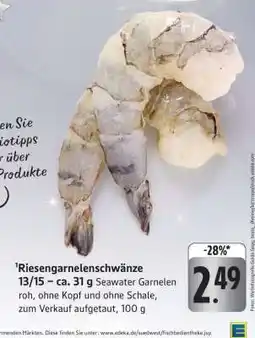 Edeka Riesengarnelenschwänze Angebot