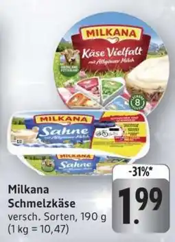 Edeka Milkana Schmelzkäse Angebot