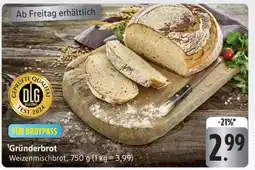 Edeka Gründerbrot Angebot