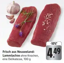 Edeka Frisch aus Neuseeland: Lammlachse Angebot