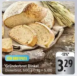 Edeka Gründerbrot Dinkel Angebot