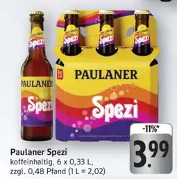 Edeka Paulaner Spezi Angebot
