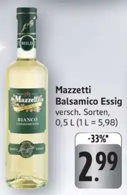 Edeka Mazzetti Balsamico Essig Angebot