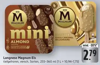 Edeka Langnese Magnum Eis Angebot