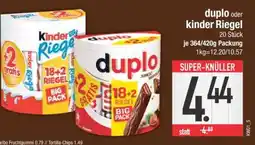 Edeka Duplo oder Kinder Riegel Angebot