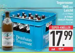 Edeka Tegernseer Hell oder Leicht Angebot