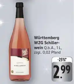 Edeka Württemberg WZG Schillerwein Angebot