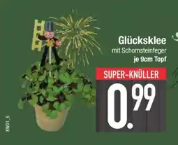 Edeka Glücksklee mit Schornsteinfeger Angebot