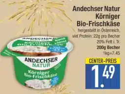 Edeka Andechser Natur Körniger Bio-Frischkäse Angebot