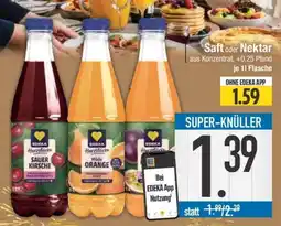 Edeka Saft oder Nektar Angebot
