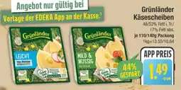 Edeka Grünländer Käsescheiben Angebot