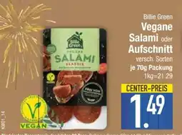 Edeka Billie Green Vegane Salami oder Aufschnitt Angebot