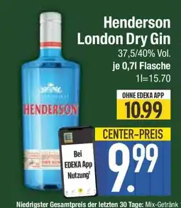 Edeka Henderson London Dry Gin Angebot
