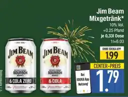 Edeka JIM BEAM Mixgetränk Angebot