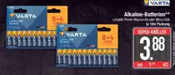 Edeka VARTA Alkaline- Batterien Angebot