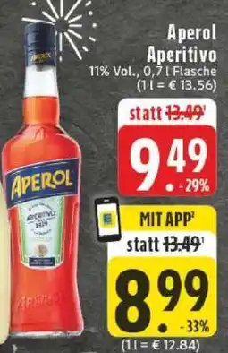 Edeka APEROL Aperitivo Angebot