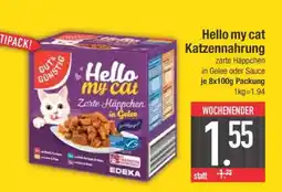 Edeka Hello my cat Katzennahrung Angebot